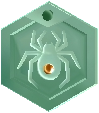 Spider Medal 3D model in Medarot Girls Mission: Stage 1.