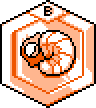 Kabuto Medal sprite in Medarot 1: Stage 1