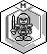 Knight Medal sprite in Medarot 2: Stage 1