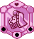 Queen Medal sprite in Medarot 4: Stage 1