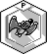 Bat Medal sprite in Medarot 2: Stage 1