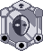 Ace Medal sprite in Medarot 4: Stage 1