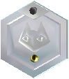 Cat Medal 3D model in Medarot Girls Mission: Stage 2.