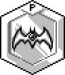 Bat Medal sprite in Medarot 2: Stage 3