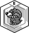 Bear Medal sprite in Medarot 2: Stage 2.
