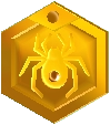 Spider Medal 3D model in Medarot Girls Mission: Stage 3.