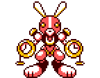 Sprite in Medarot 4 (using Kirabbit's design)