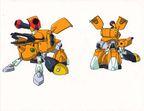 Concept art in Medarot Damashii (Medachange: Crafty Mode)